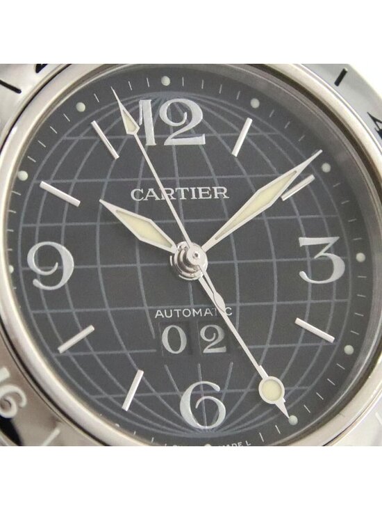 Cartier Pasha C GMT Grande Date SS Automatic Winding Watch